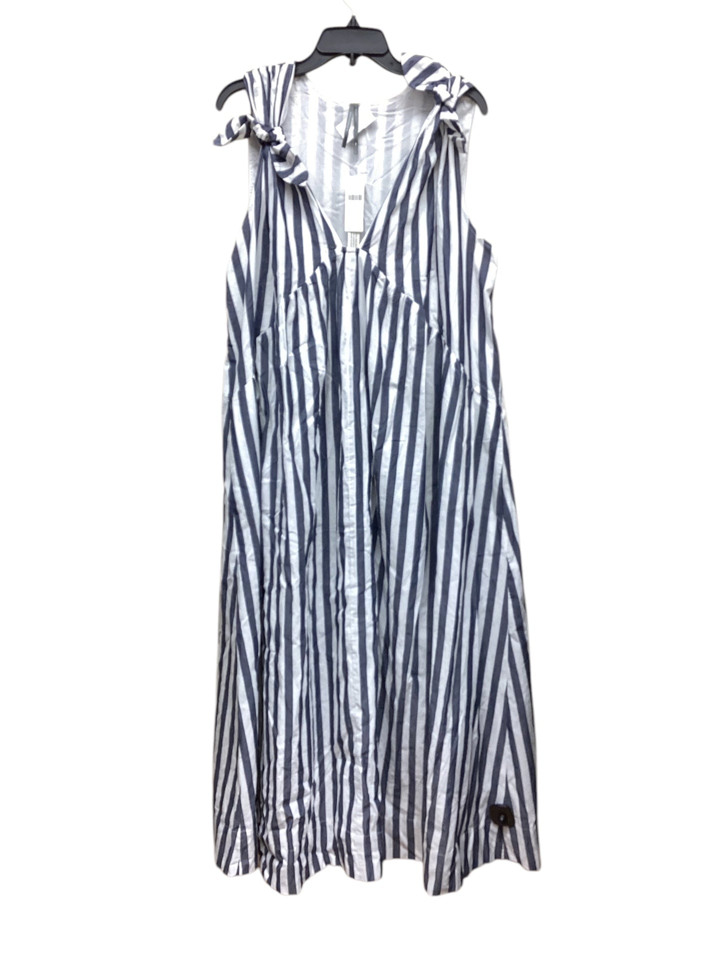 Dress Casual Maxi By Anthropologie In Striped Pattern, Size: Xl