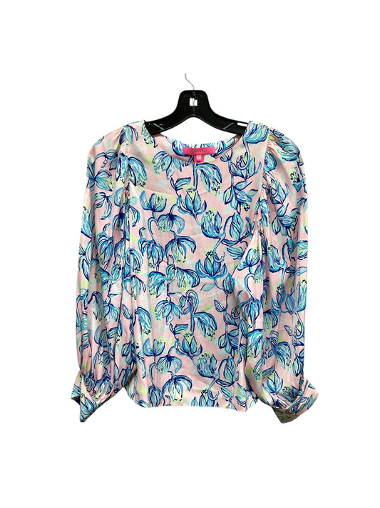 Top Long Sleeve Designer By Lilly Pulitzer In Multi-colored, Size: Xxs