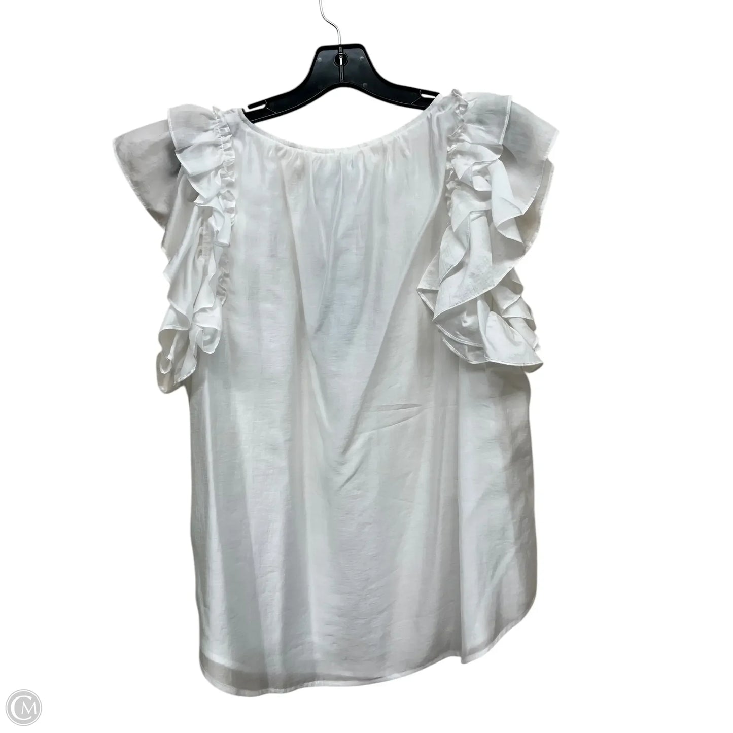 Top Sleeveless By Antonio Melani In White, Size: Xl