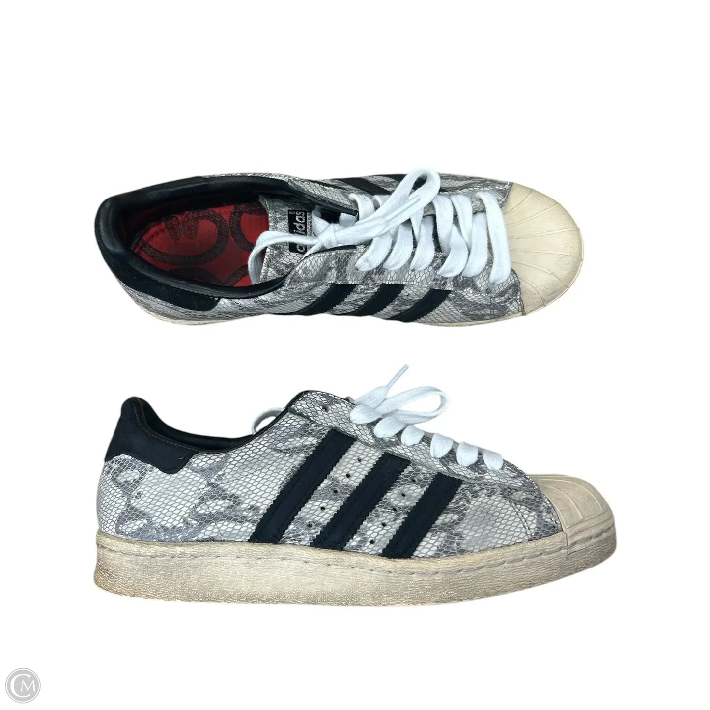 Shoes Sneakers By Adidas In Snakeskin Print, Size: 8.5