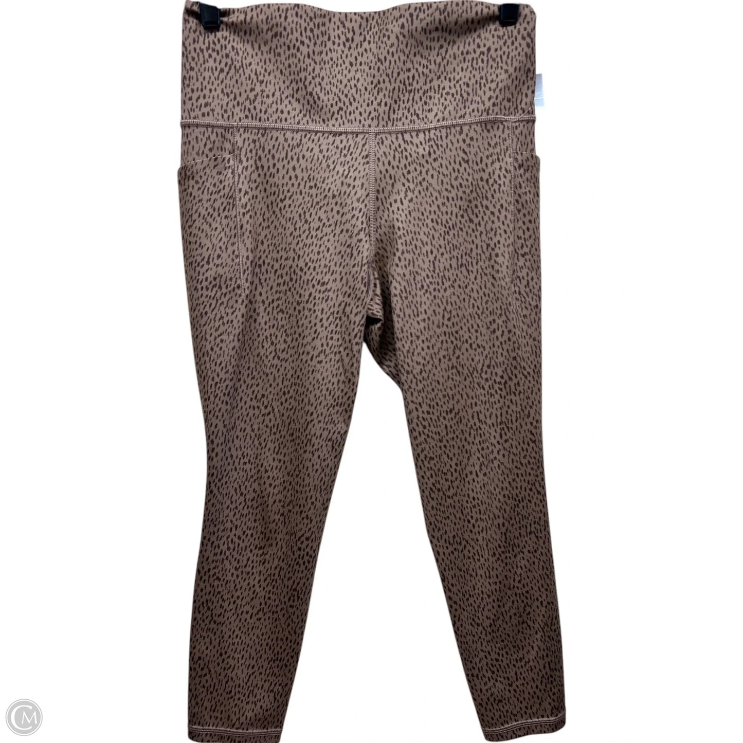 Athletic Leggings By Athleta In Brown, Size: M