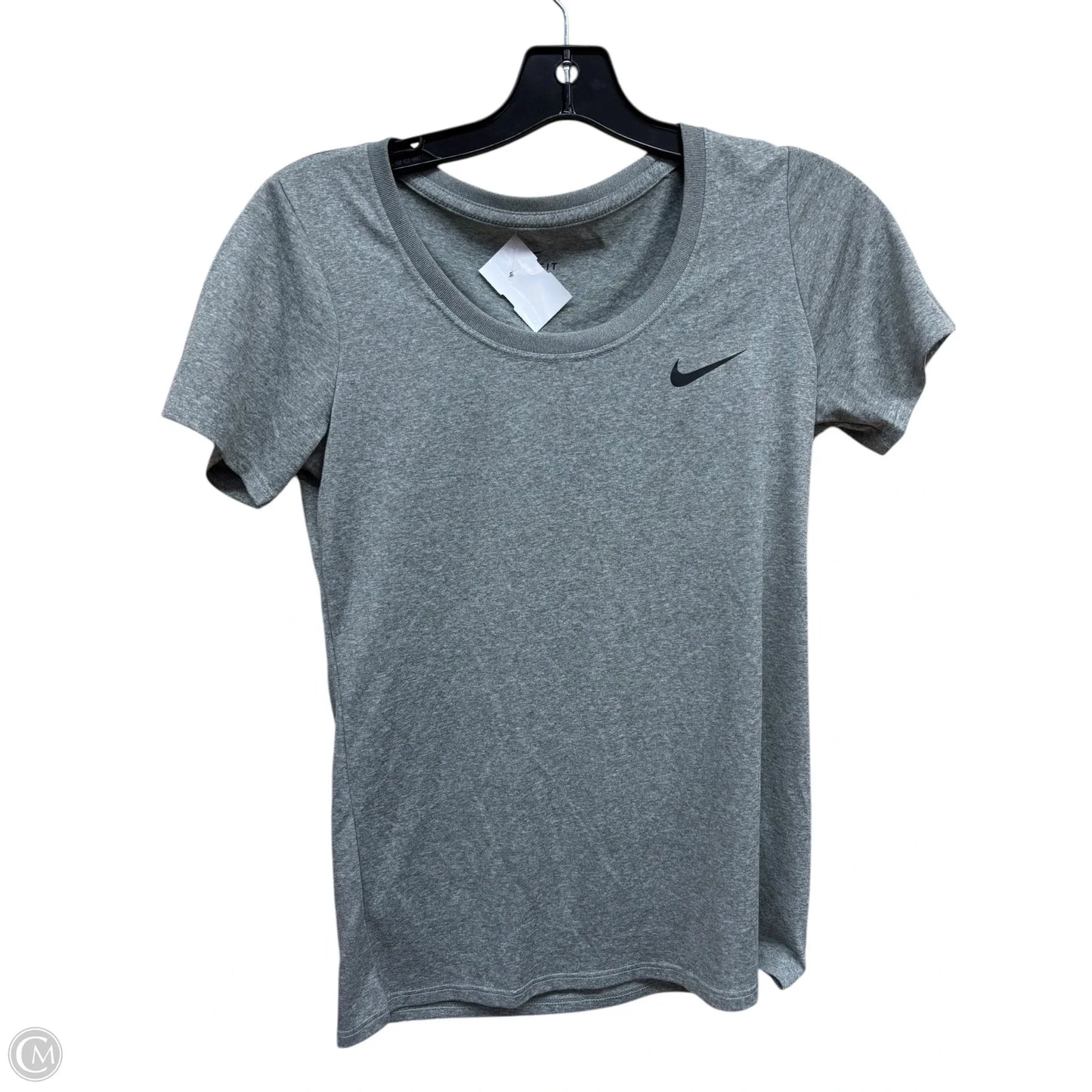 Athletic Top Short Sleeve By Nike Apparel In Grey, Size: Xs