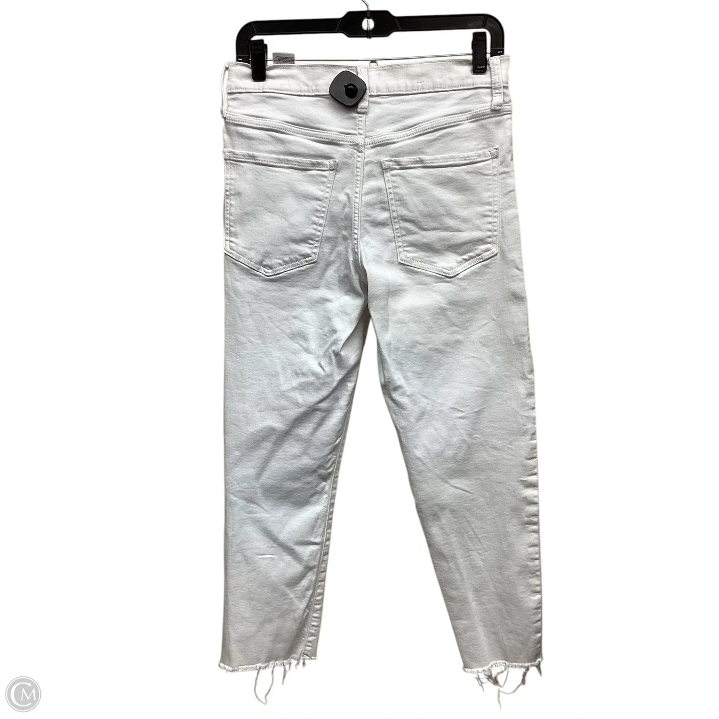 Jeans Skinny By Banana Republic In White Denim, Size: 4