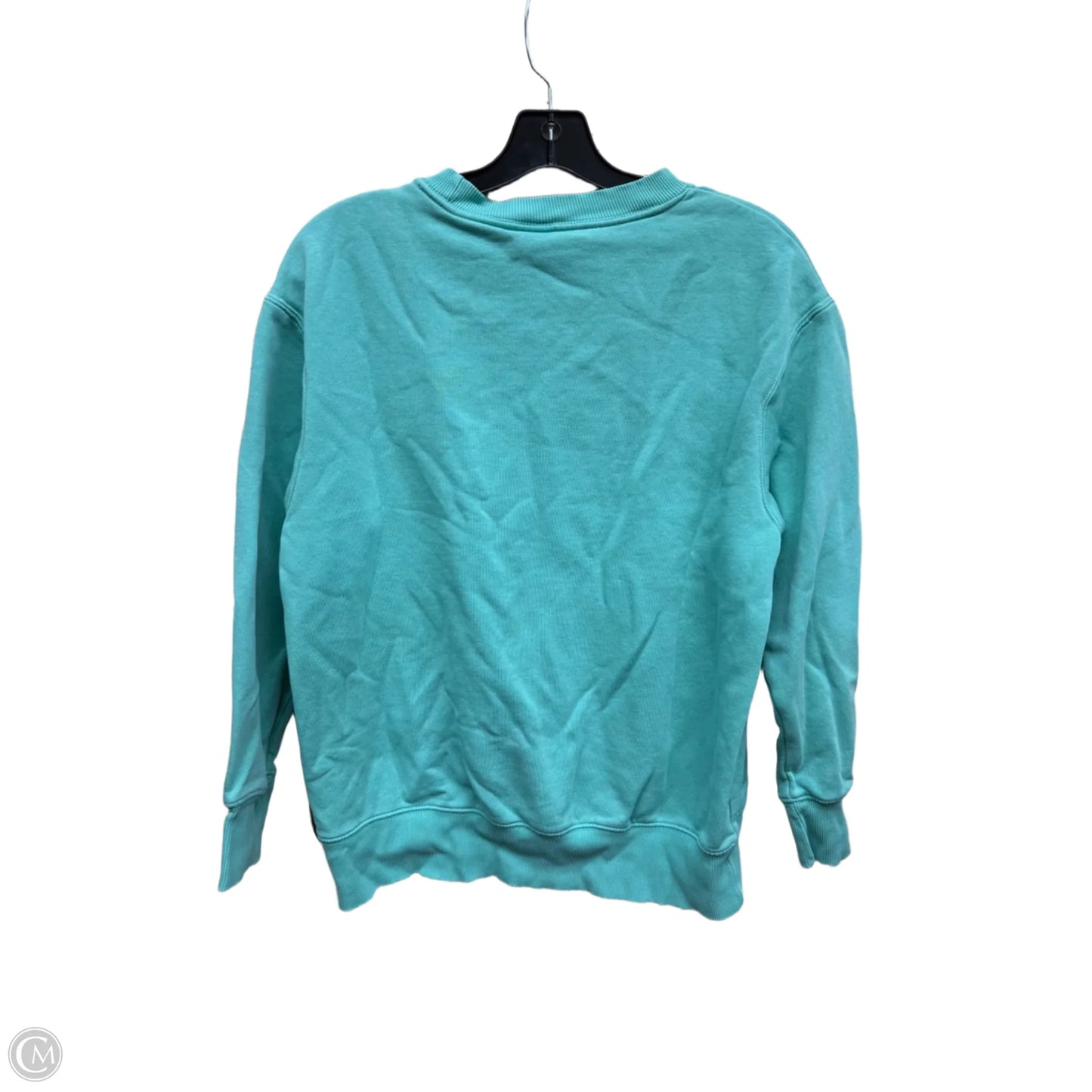 Athletic Sweatshirt Crewneck By Nike Apparel In Teal, Size: Xs