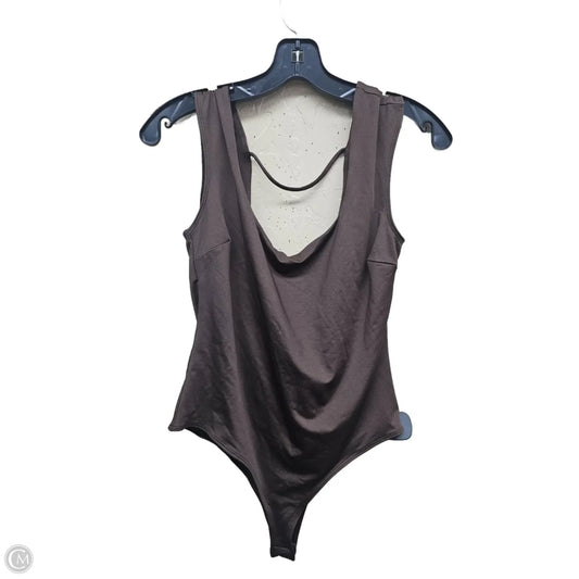 Bodysuit By Clothes Mentor In Brown, Size: L