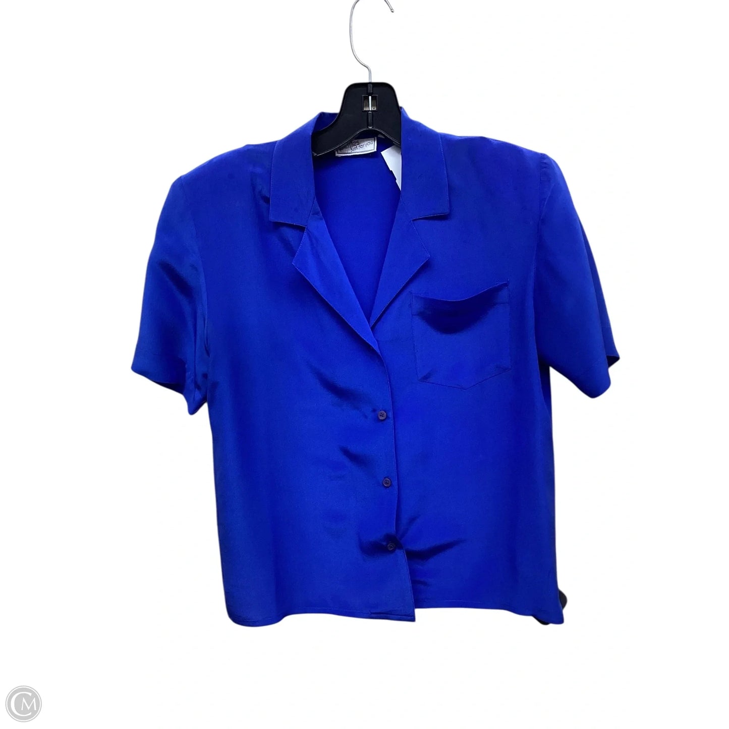 Top Short Sleeve By Clothes Mentor In Blue, Size: 6