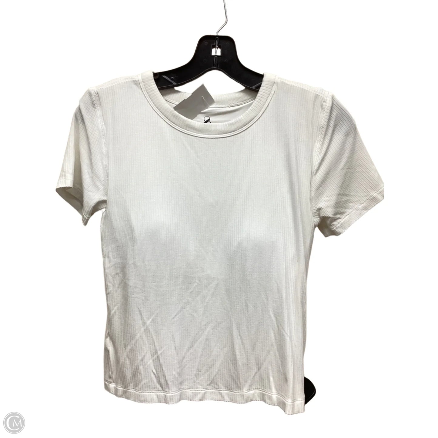 Top Short Sleeve By Lou And Grey In White, Size: M