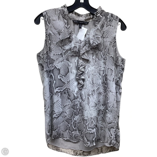 Top Sleeveless By White House Black Market In Grey, Size: 2