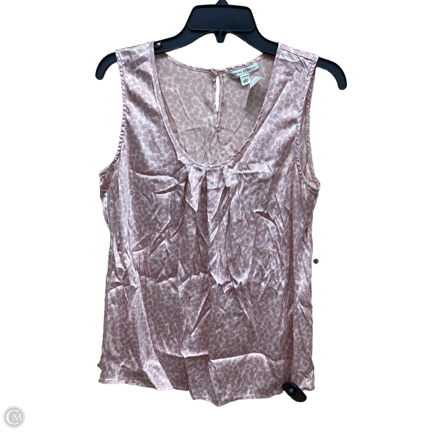 Top Sleeveless By Banana Republic In Pink, Size: L