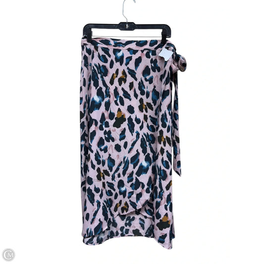 Skirt Maxi By Clothes Mentor In Animal Print, Size: L