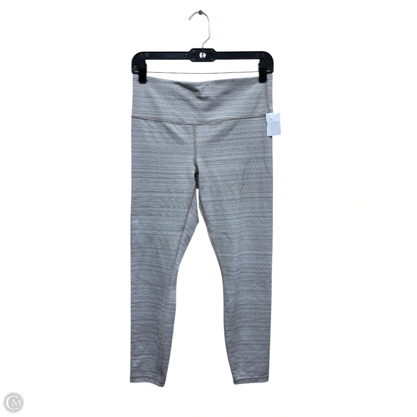 Athletic Leggings By Athleta In Tan & White, Size: M