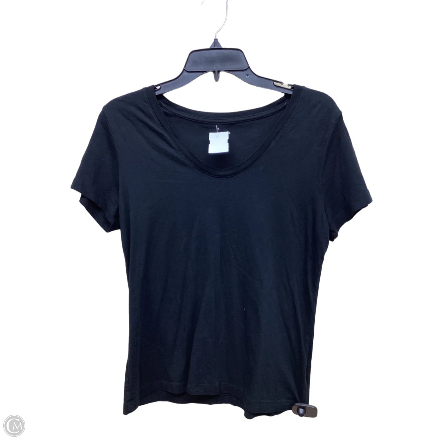 Top Short Sleeve By A New Day In Black, Size: M