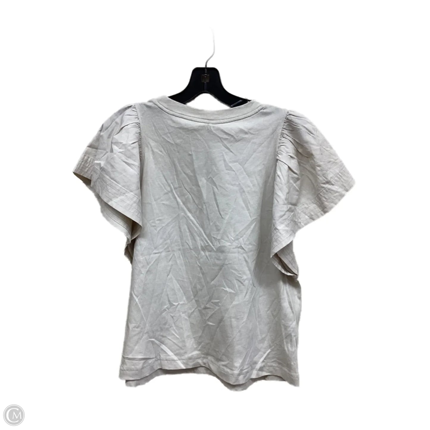 Top Short Sleeve By Old Navy In Beige, Size: M