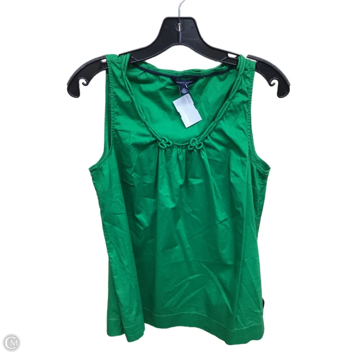 Top Sleeveless By Tommy Hilfiger In Green, Size: M