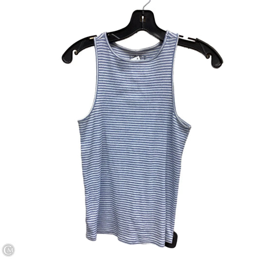 Top Sleeveless By Loft In Striped Pattern, Size: S