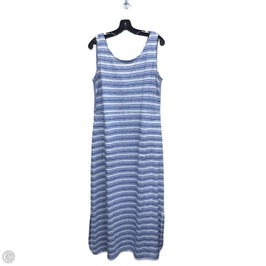 Dress Casual Maxi By Talbots In Striped Pattern, Size: M