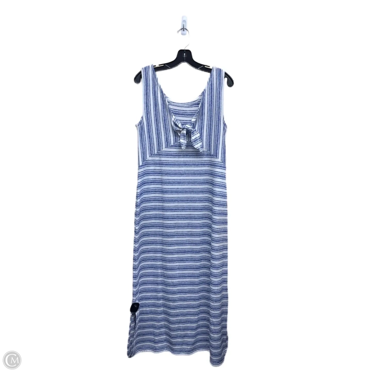 Dress Casual Maxi By Talbots In Striped Pattern, Size: M