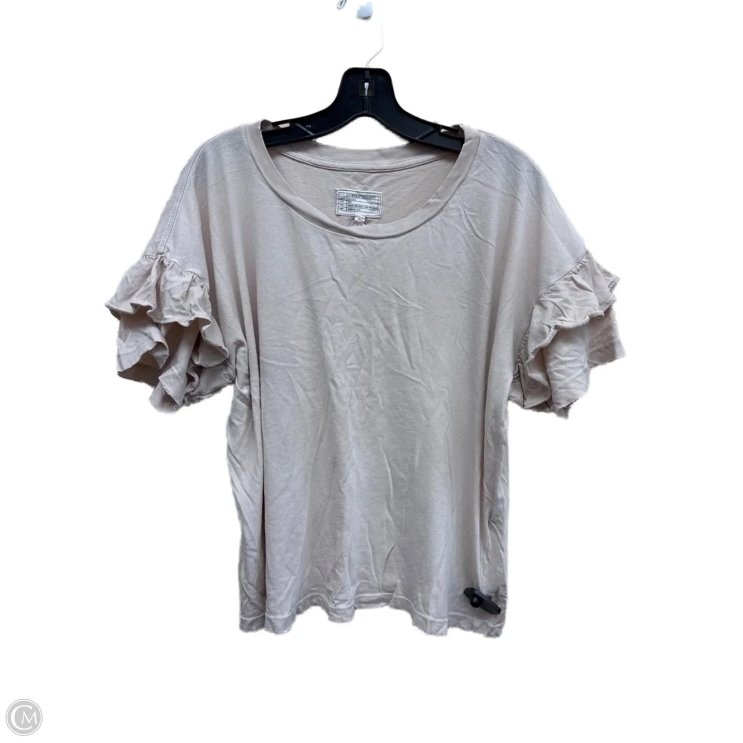 Top Short Sleeve By Current/elliott In Pink, Size: S