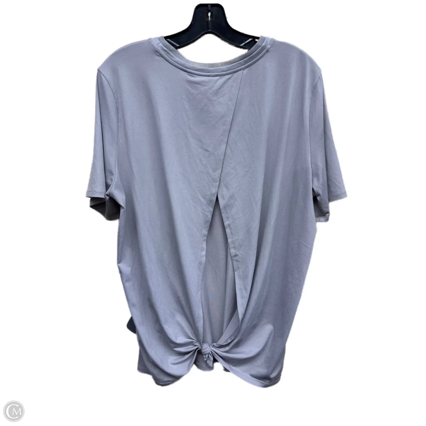 Athletic Top Short Sleeve By Fabletics In Purple, Size: Xl