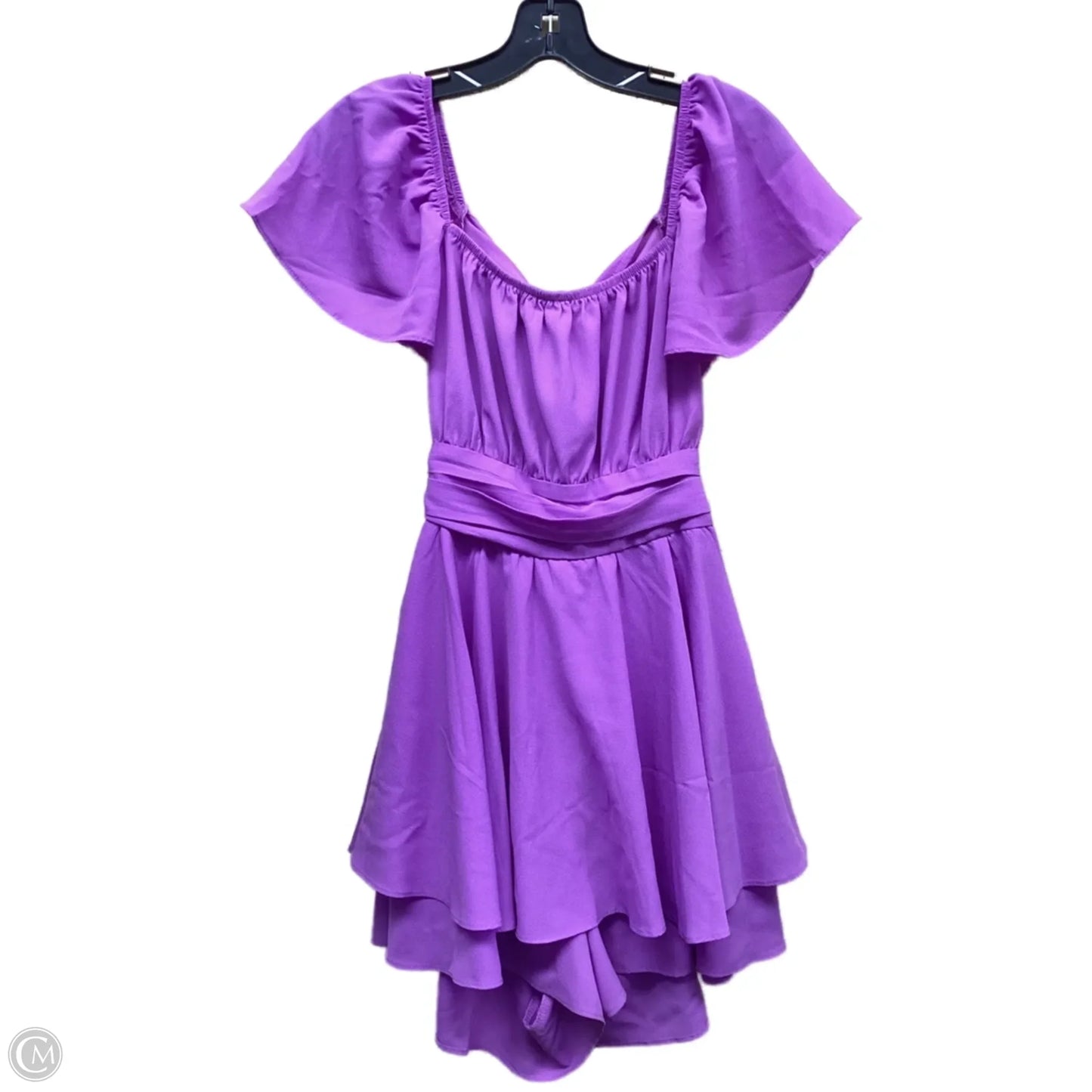 Dress Casual Short By Clothes Mentor In Purple, Size: M