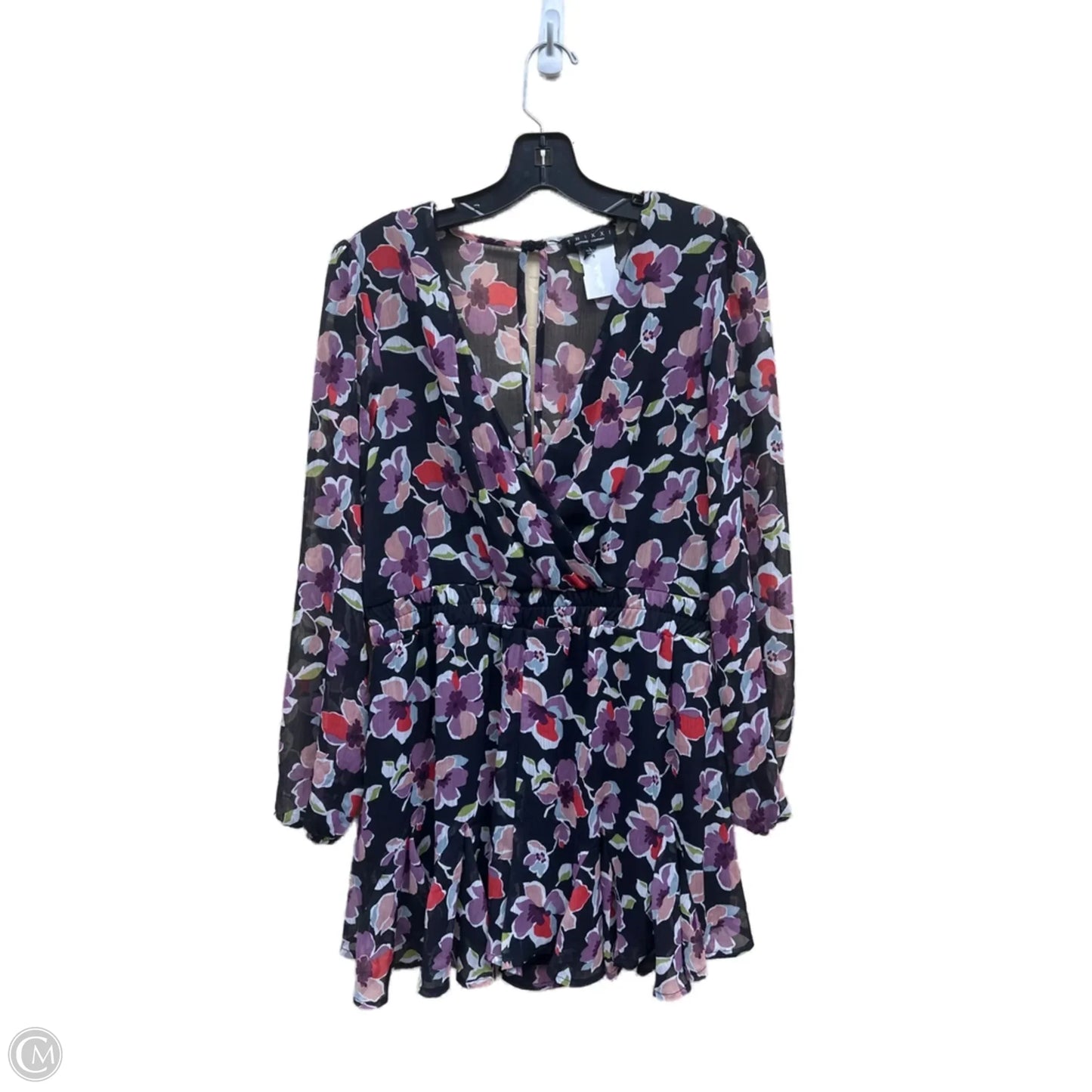 Romper By Francesca’s In Floral Print, Size: L