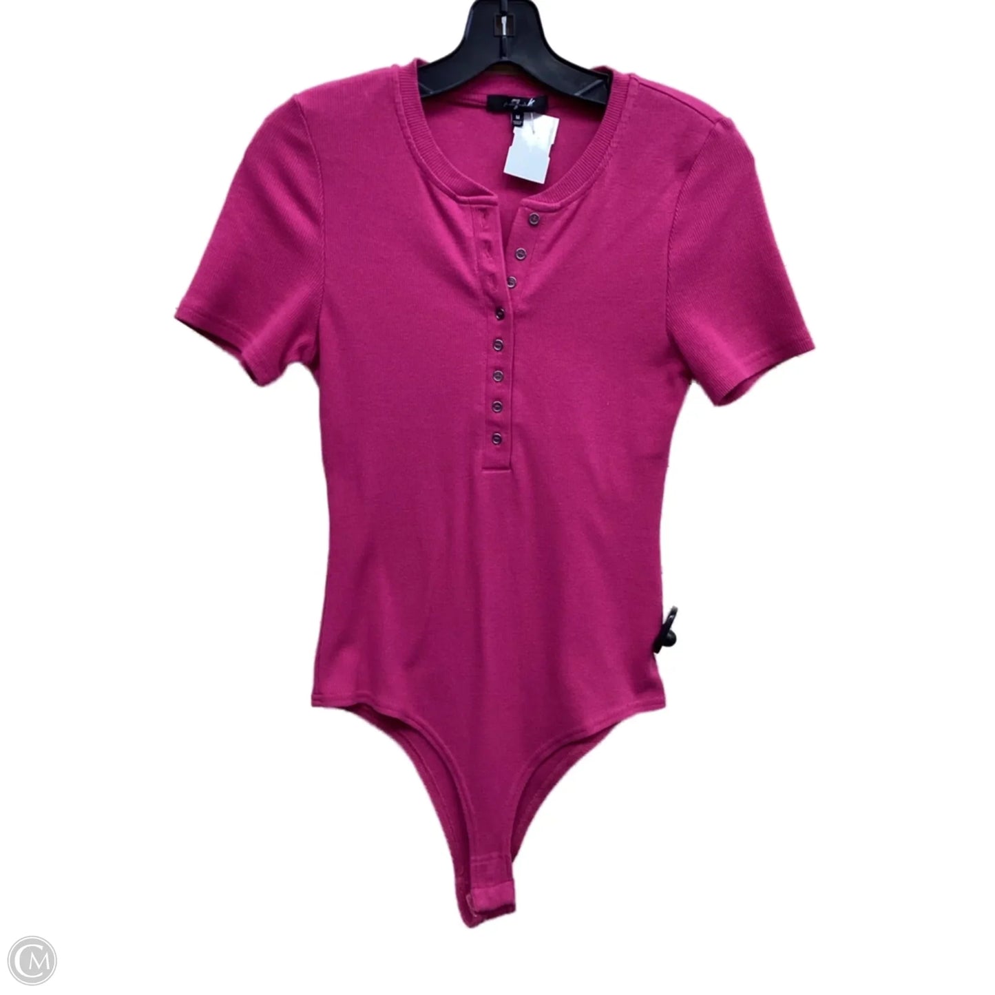 Bodysuit By 7 For All Mankind In Pink, Size: M