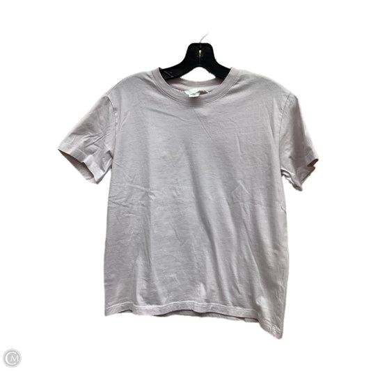 Top Short Sleeve By H&m In Purple, Size: S