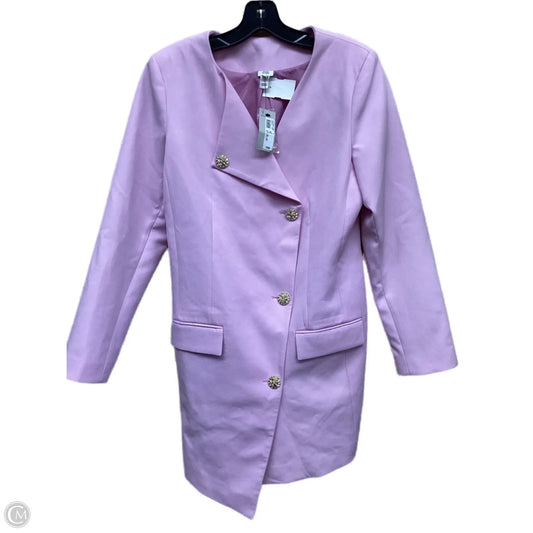 Blazer By Clothes Mentor In Pink, Size: 10