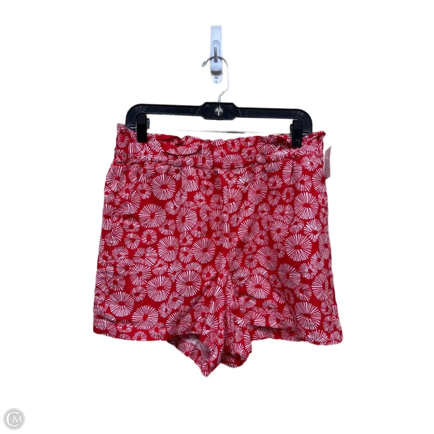 Shorts By Loft In Red & White, Size: M