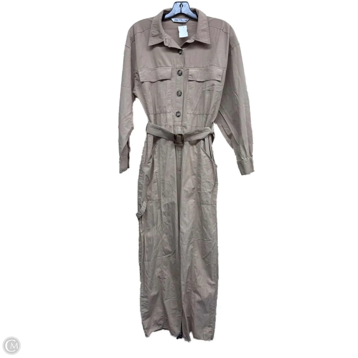 Jumpsuit By Zara In Brown, Size: M