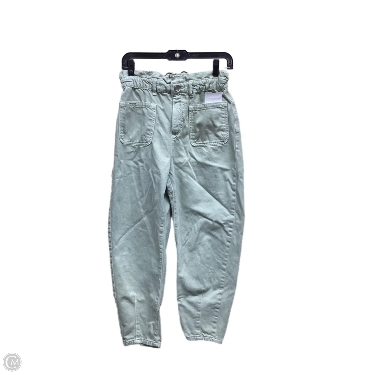 Pants Other By Zara In Green Denim, Size: 4