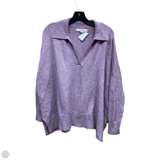 Sweater By Loft In Purple, Size: S