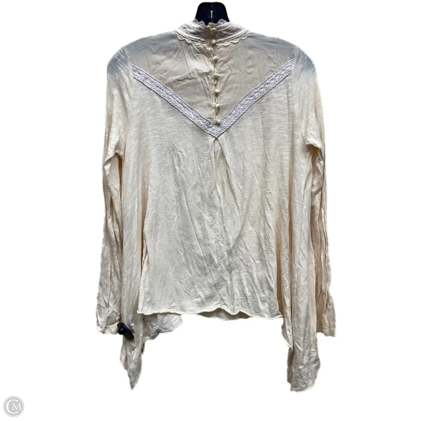 Top Long Sleeve By Free People In Beige, Size: S