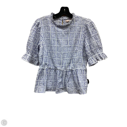 Top Short Sleeve By Clothes Mentor In Striped Pattern, Size: M