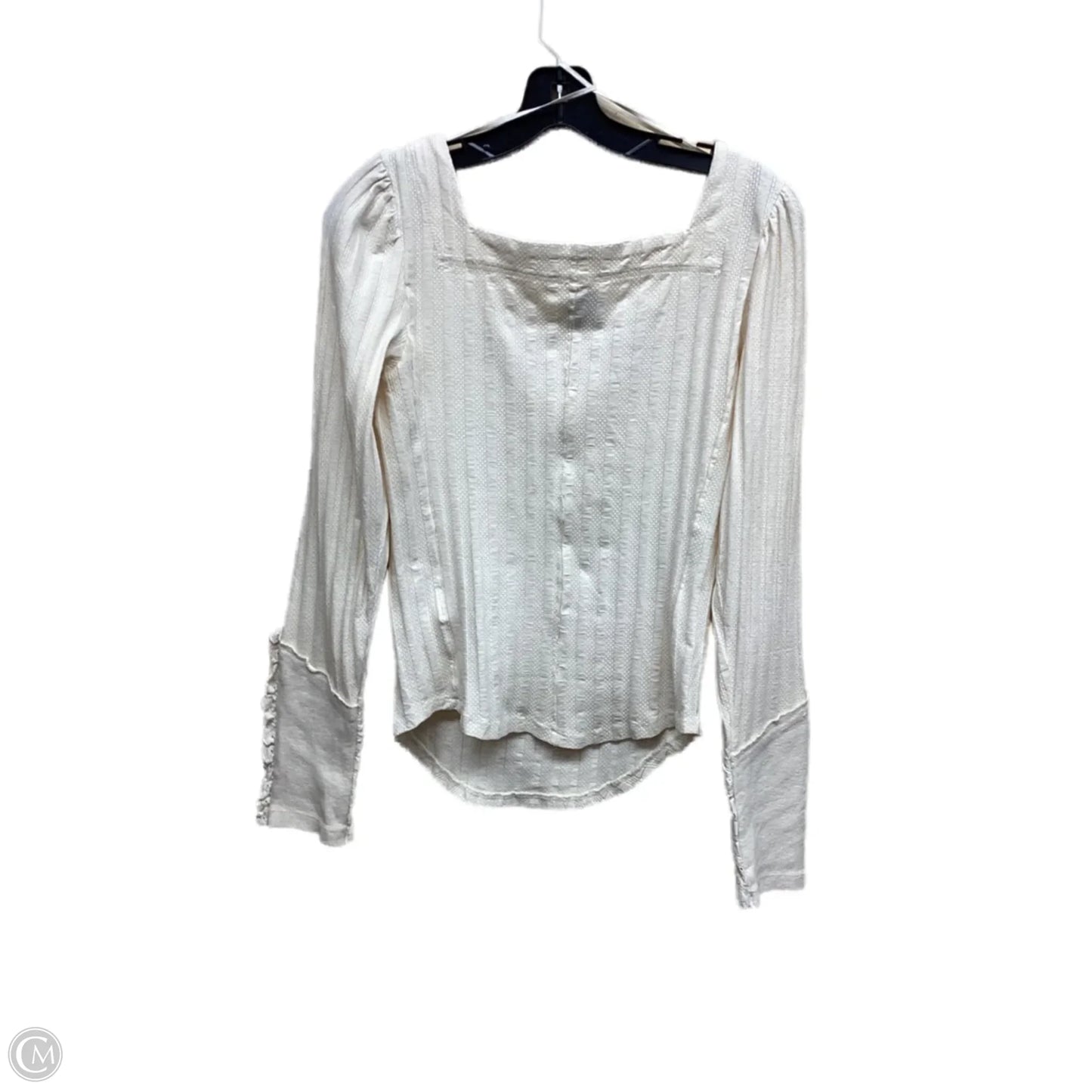 Top Long Sleeve By Free People In Beige, Size: L
