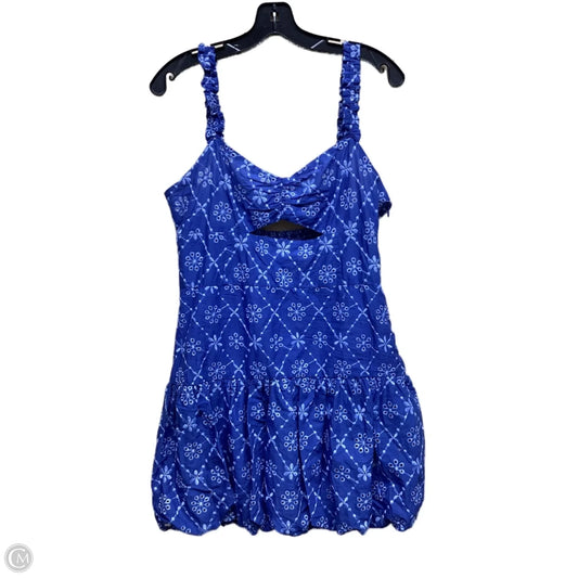Dress Casual Short By Zara In Blue, Size: L