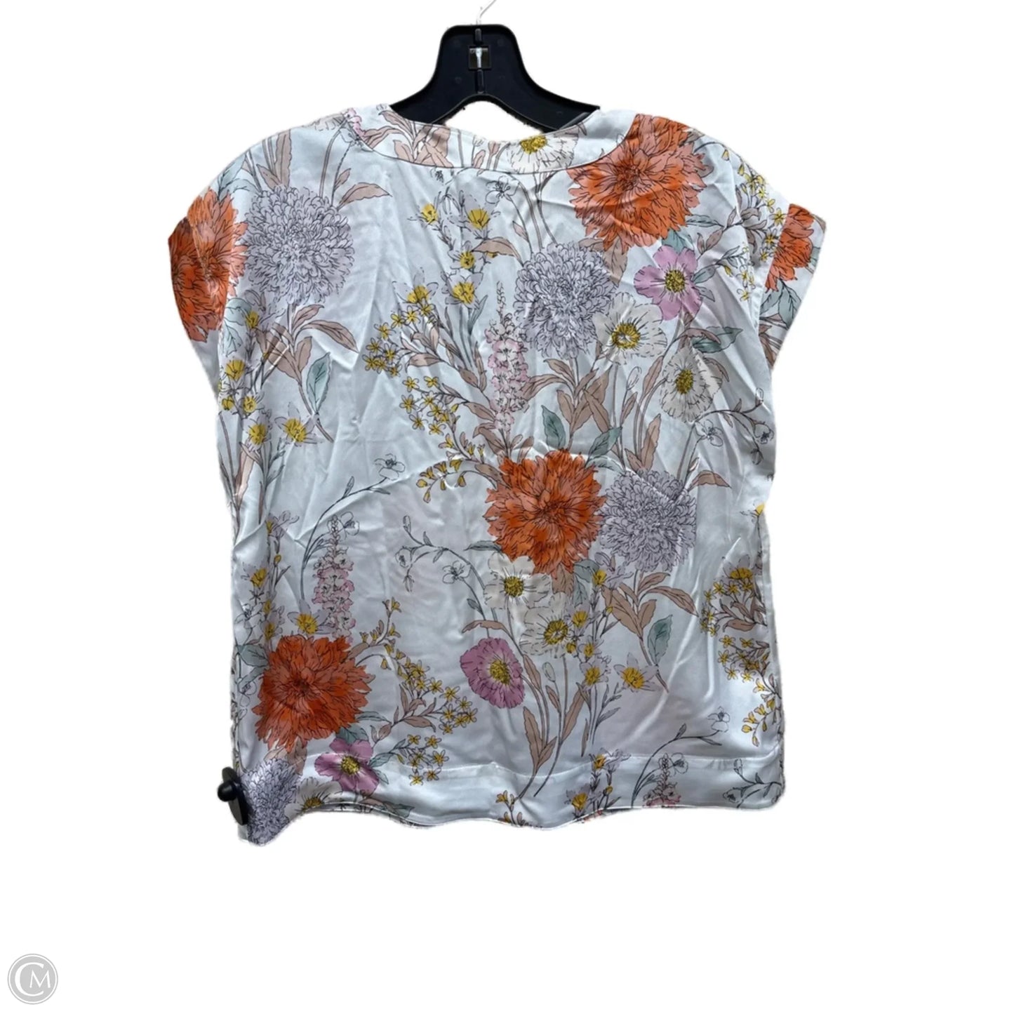 Top Sleeveless By Ann Taylor In Floral Print, Size: Xs