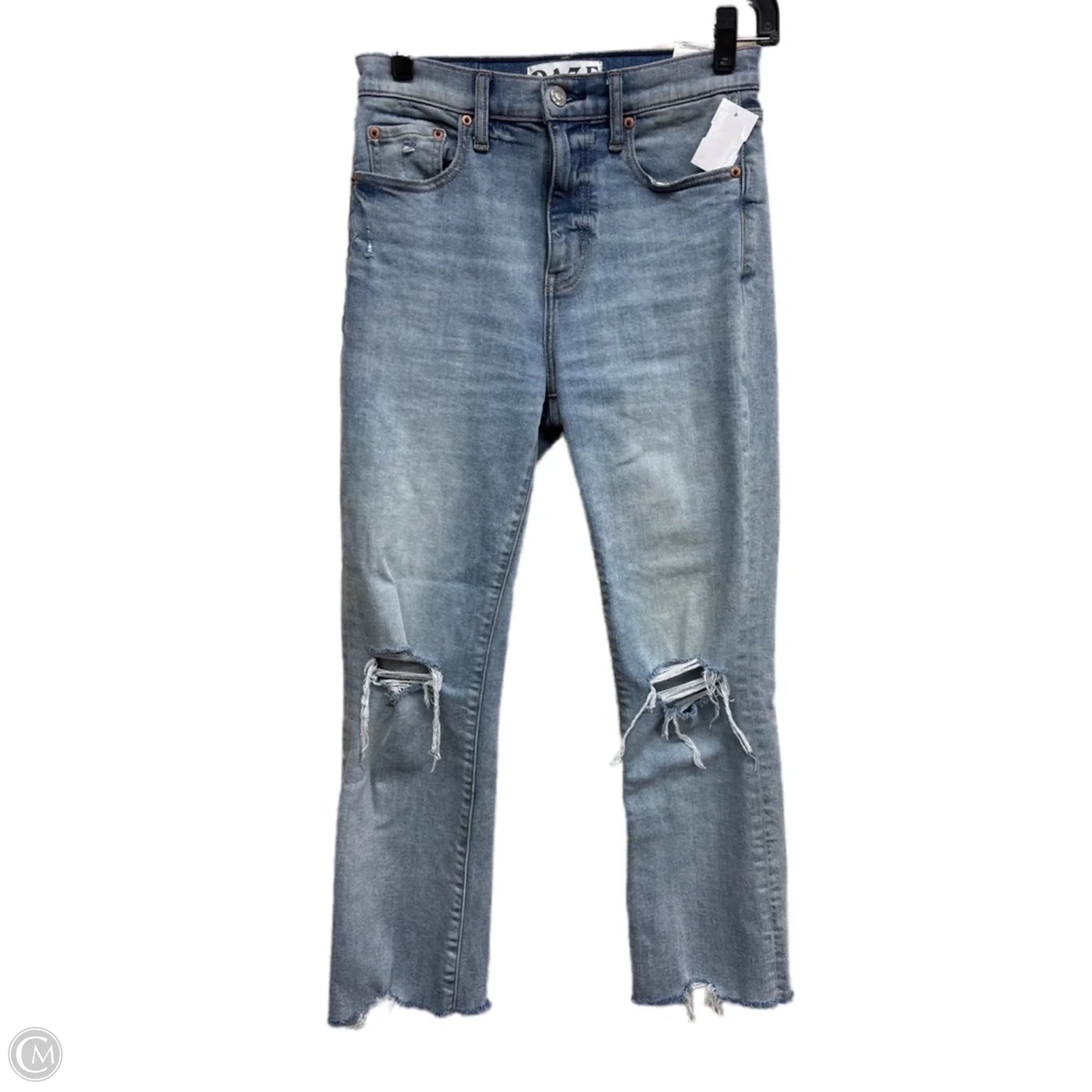 Jeans Straight By Daze In Blue Denim, Size: 0