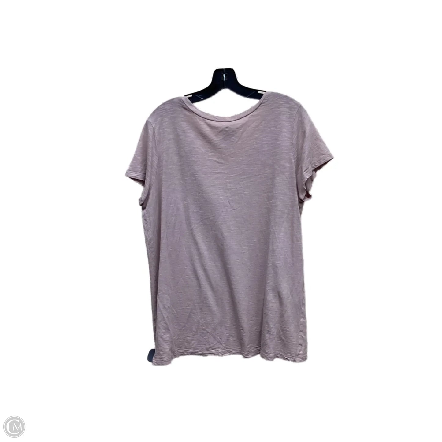 Top Short Sleeve By Susina In Pink, Size: Xl