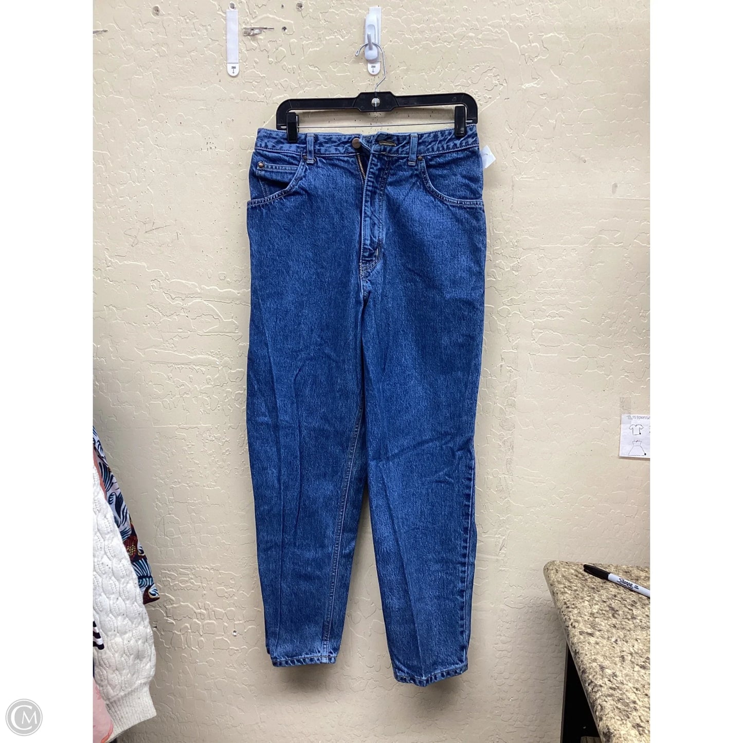 Jeans Straight By Edwin In Blue Denim, Size: 14