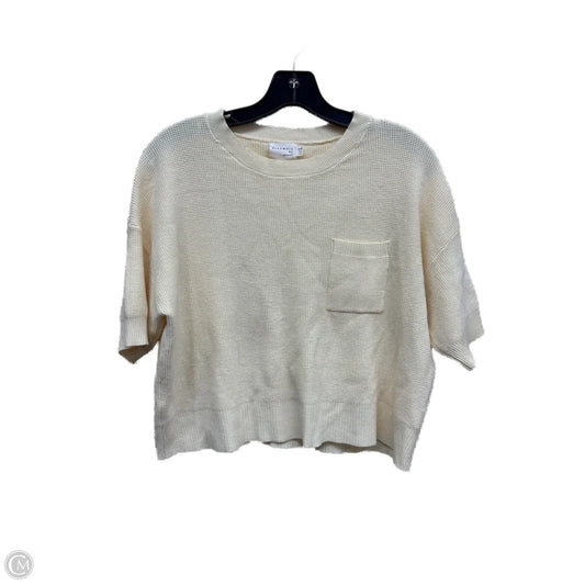 Top Short Sleeve By Dreamers In Yellow, Size: S