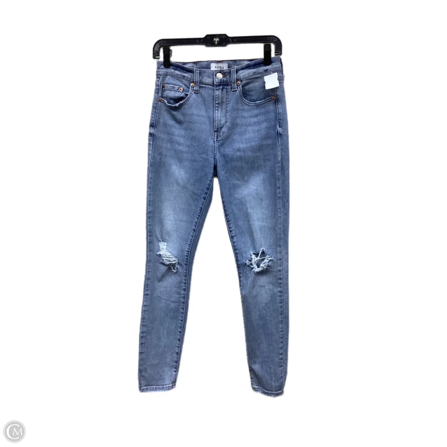 Jeans Skinny By Pistola In Blue Denim, Size: 4