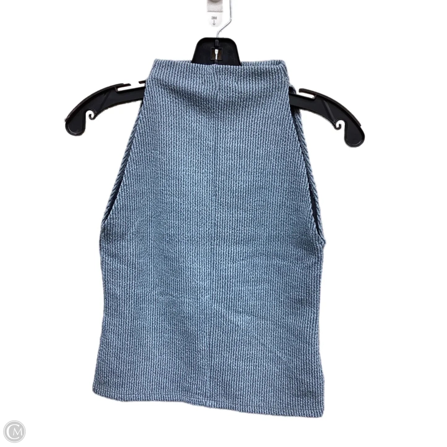 Top Sleeveless By Zara In Blue, Size: S