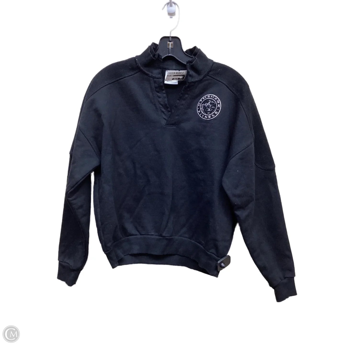 Athletic Sweatshirt Crewneck By Gym Shark In Black, Size: Xs