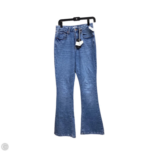 Jeans Flared By Forever 21 In Blue Denim, Size: 2