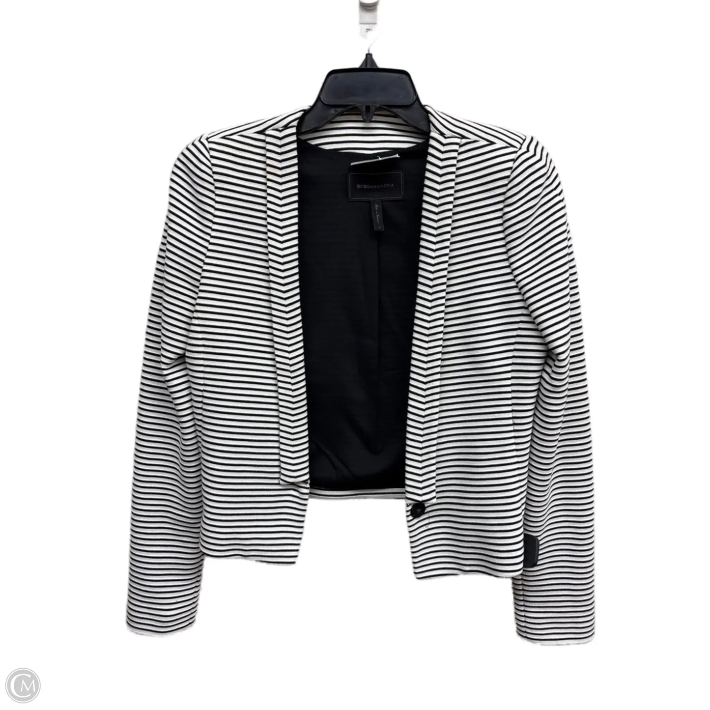Blazer By Bcbgmaxazria In Striped Pattern, Size: S
