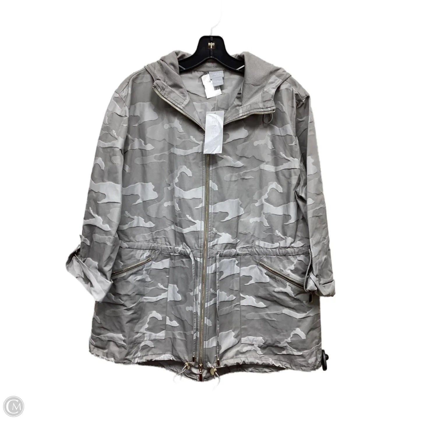 Jacket Other By Chicos In Camouflage Print, Size: M