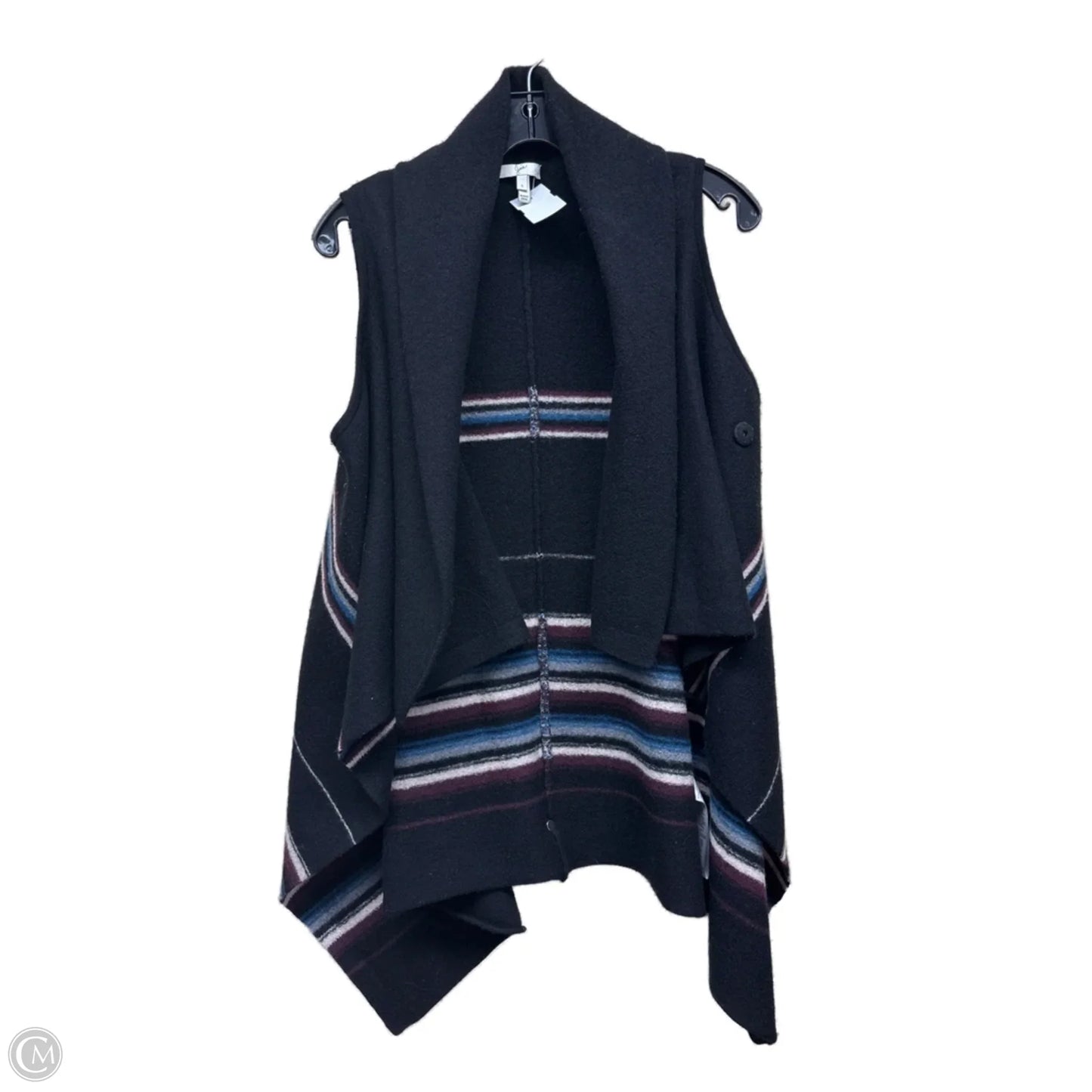 Vest Sweater By Joie In Striped Pattern, Size: S