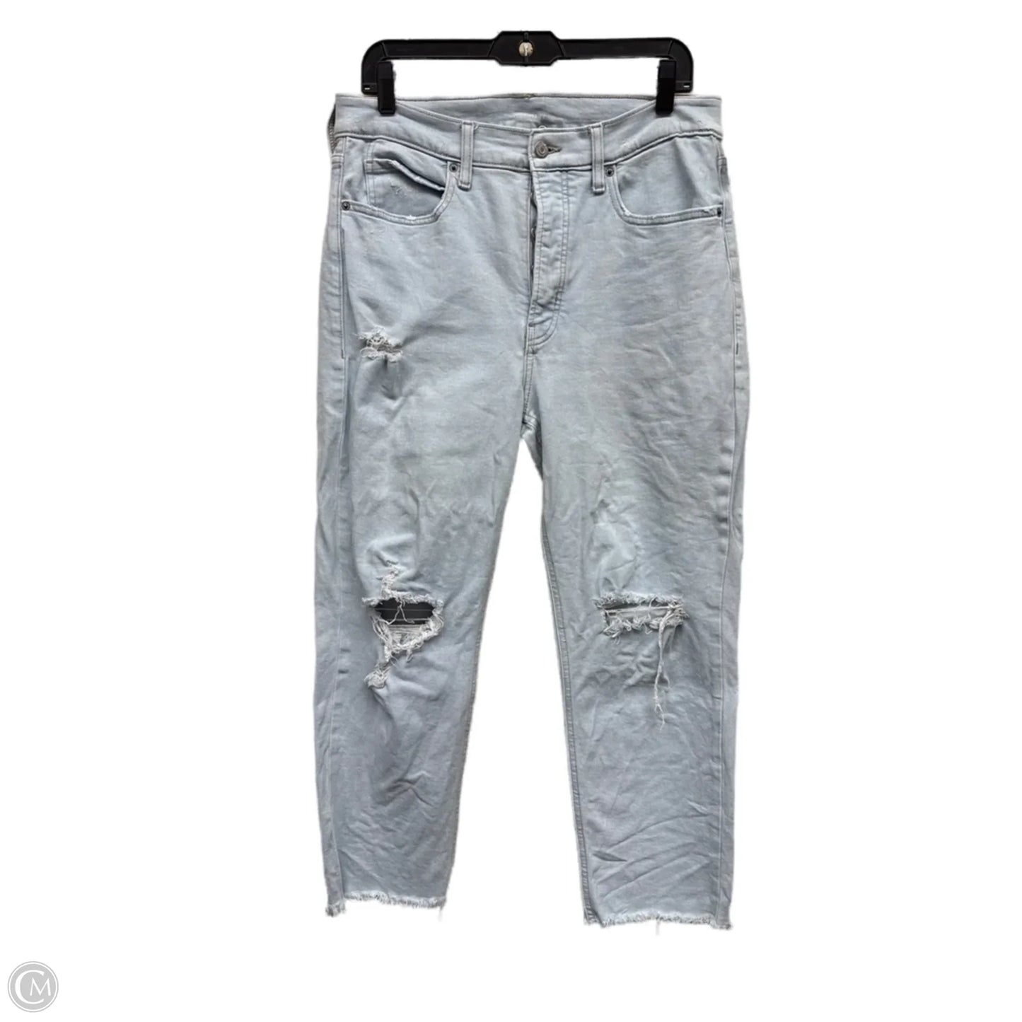 Jeans Straight By Old Navy In Blue Denim, Size: 12