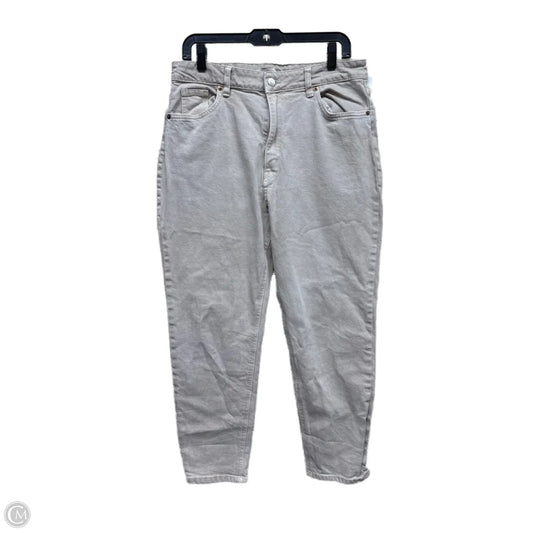 Jeans Straight By H&m In Brown Denim, Size: 14